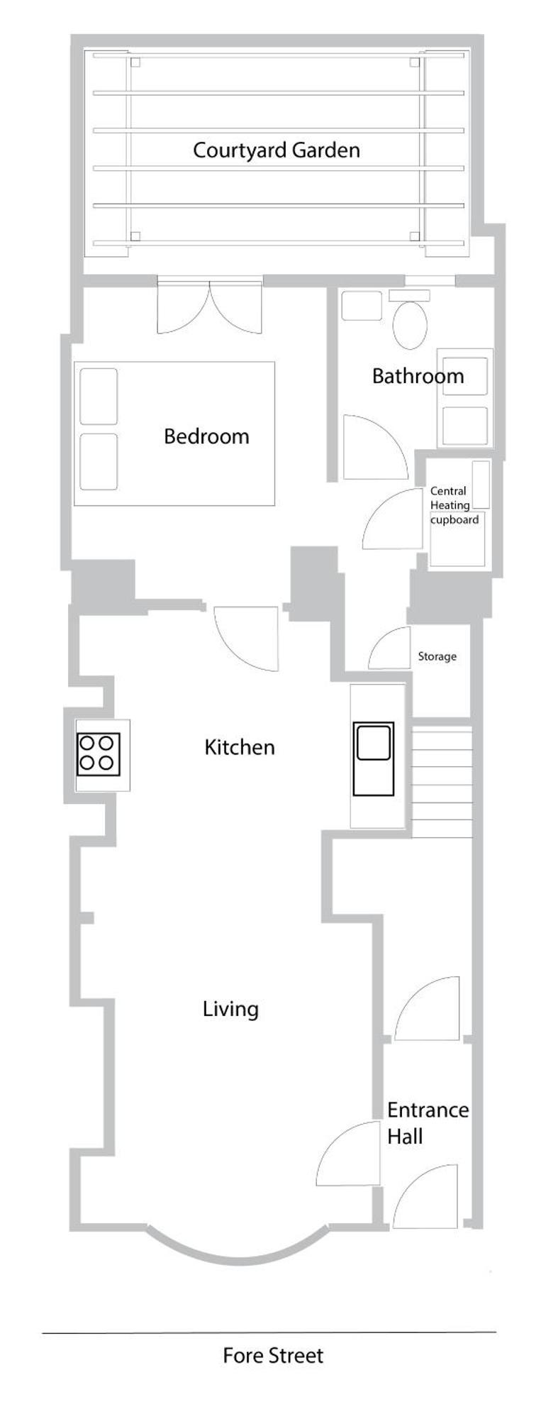 Beautiful Seaside One Bedroom Apartment Шалдън Екстериор снимка